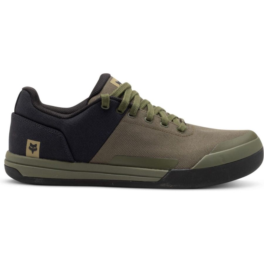 FOX Union Flat Pedal MTB Shoes Canvas - Green