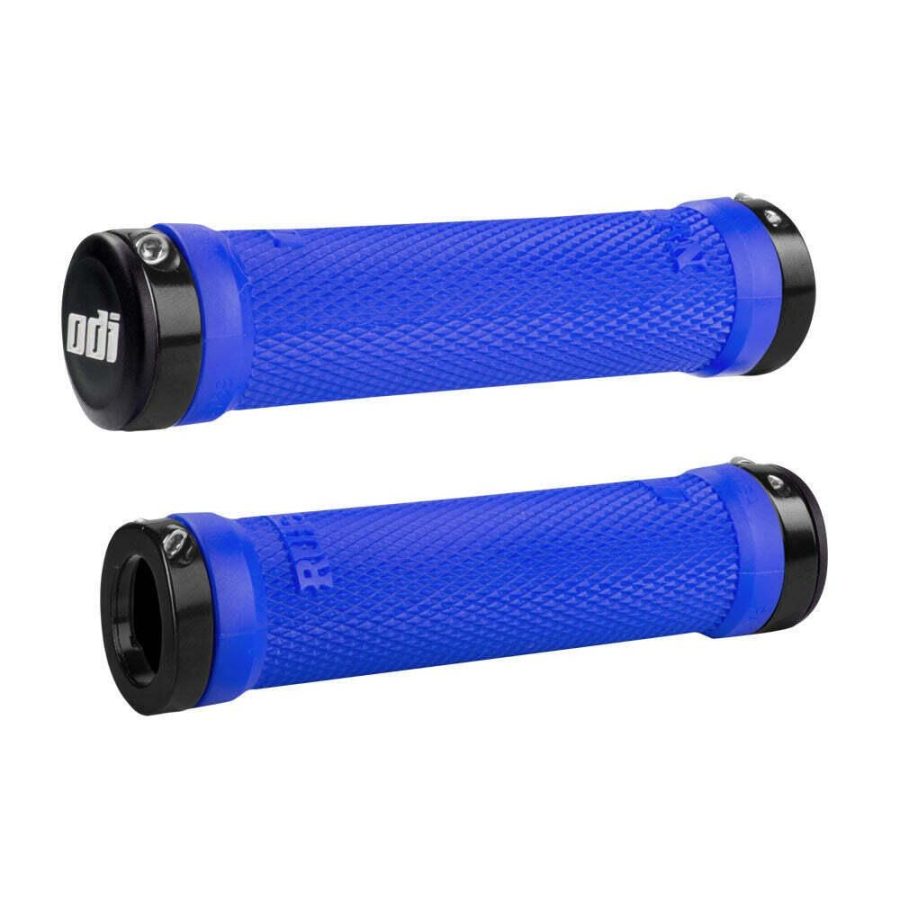 ODI Ruffian Lock-On MTB Grips - Bright Blue